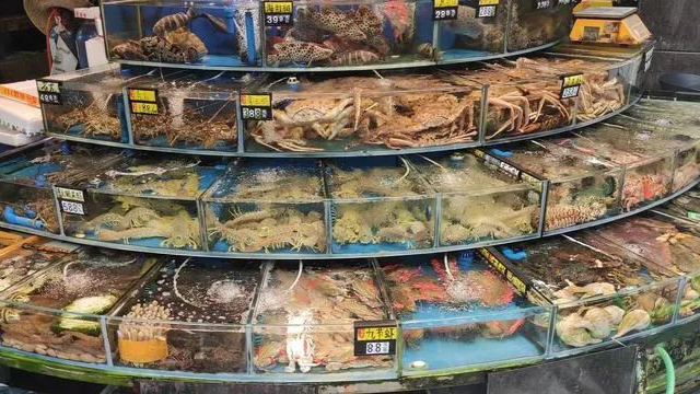 No imported aquatic products from Japan are on sale: Guangzhou&#39;s Huangsha Aquatic Products Market