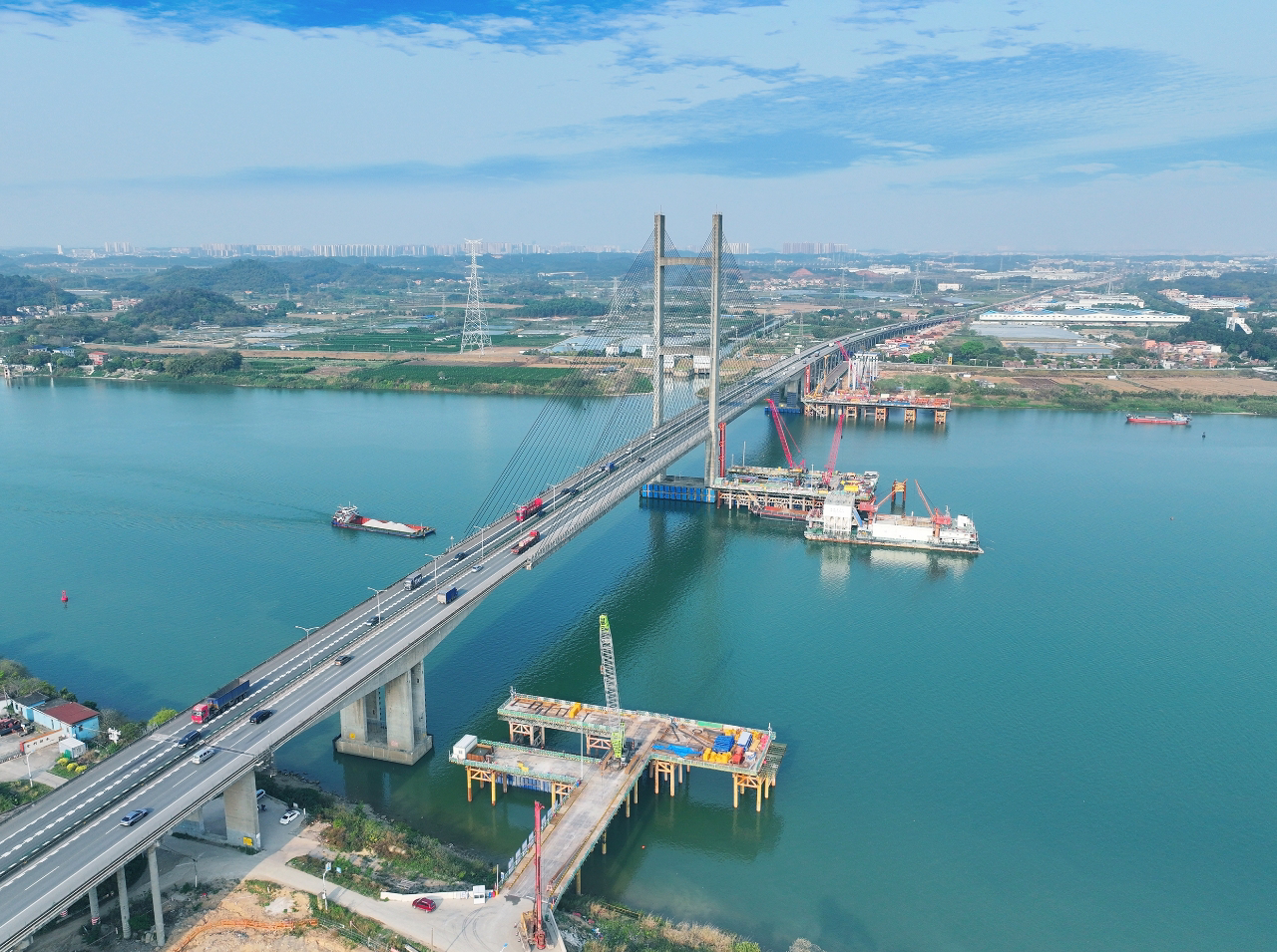 Guangzhou-Zhaoqing Expressway project advances with Jinma Bridge&#39;s expansion